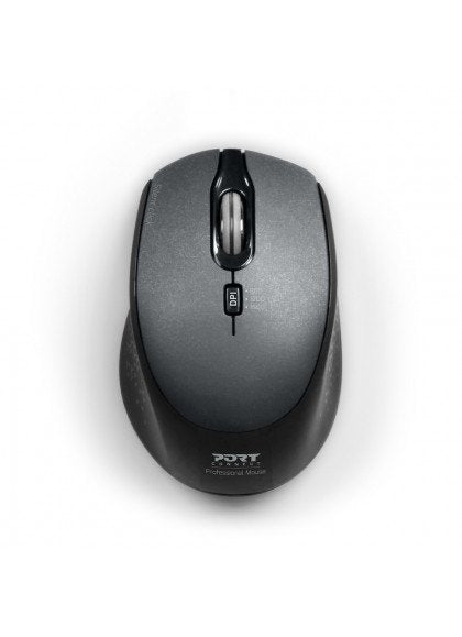 Port Designs 900713 Ratón Rf Wireless+Usb Type-C 1600 Dpi Ambidextro