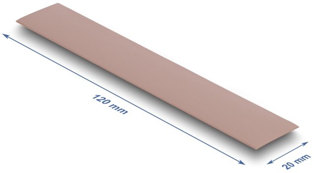Delock Wärmeleitpad 120 X 20 X 0,5 Mm Para M.2 Module 3,0 W/Mk - Silikonfrei