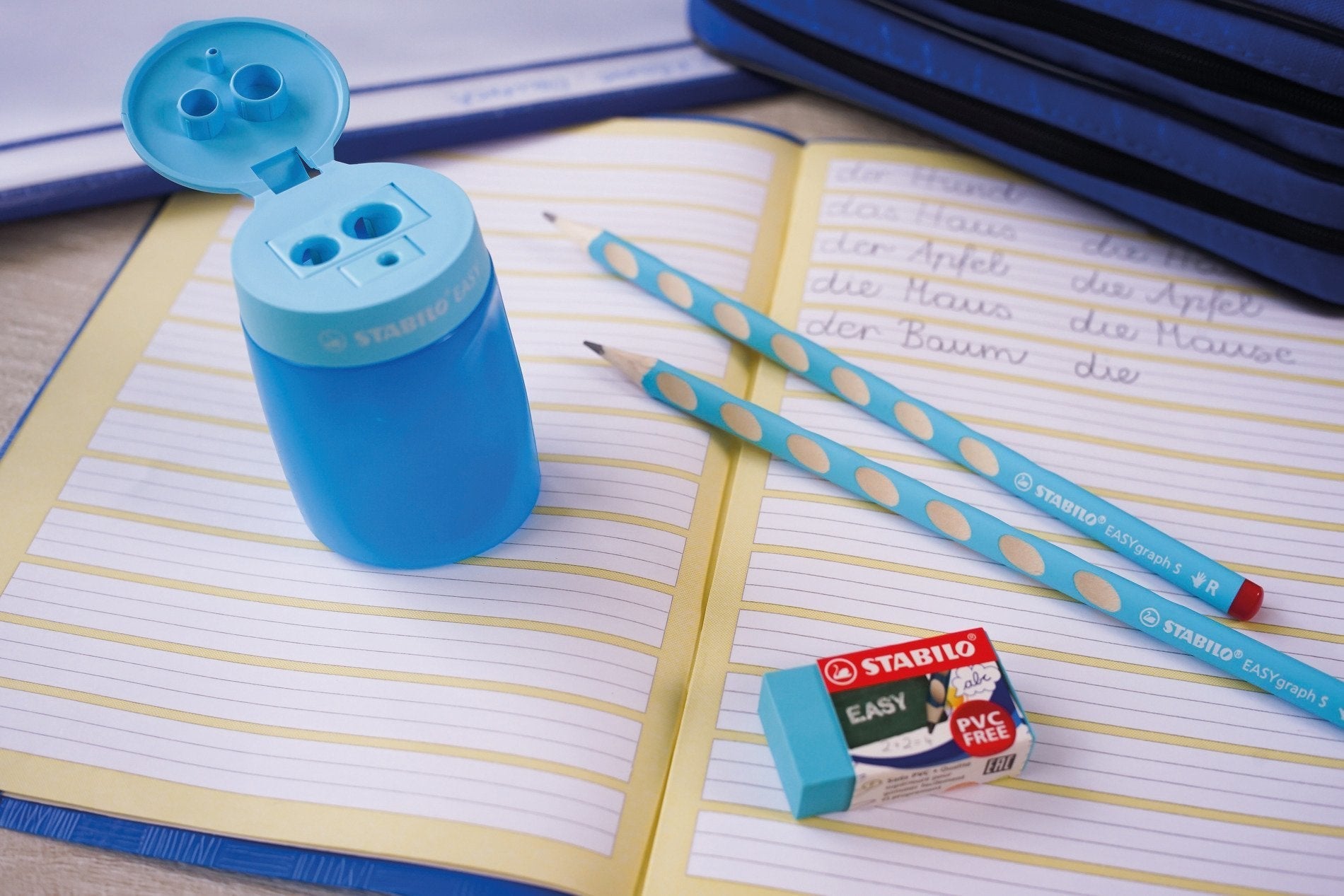 Stabilo Lapiz Easygraph S Zurdos 325 Hb Petróleo -6u-