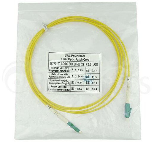 EAN 4063232609218 - BlueOptics SFP2121BU2MM Cable de fibra óptica e InfiniBand 2 m LC Amarillo imagen 5