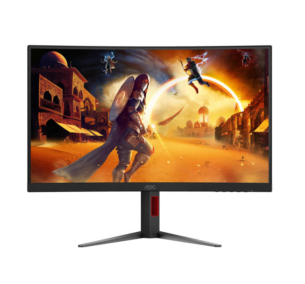 EAN 4038986183703 - AOC G4 CQ27G4Z2P pantalla para PC 68,6 cm (27") 2560 x 1440 Pixeles Quad HD LCD Negro, Rojo imagen 6