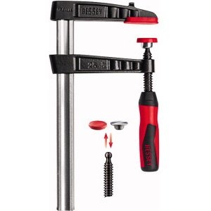 EAN 4008158031637 - BESSEY TG12-2K abrazadera Abrazadera de barra 12 cm Negro, Rojo, Acero inoxidable imagen 1