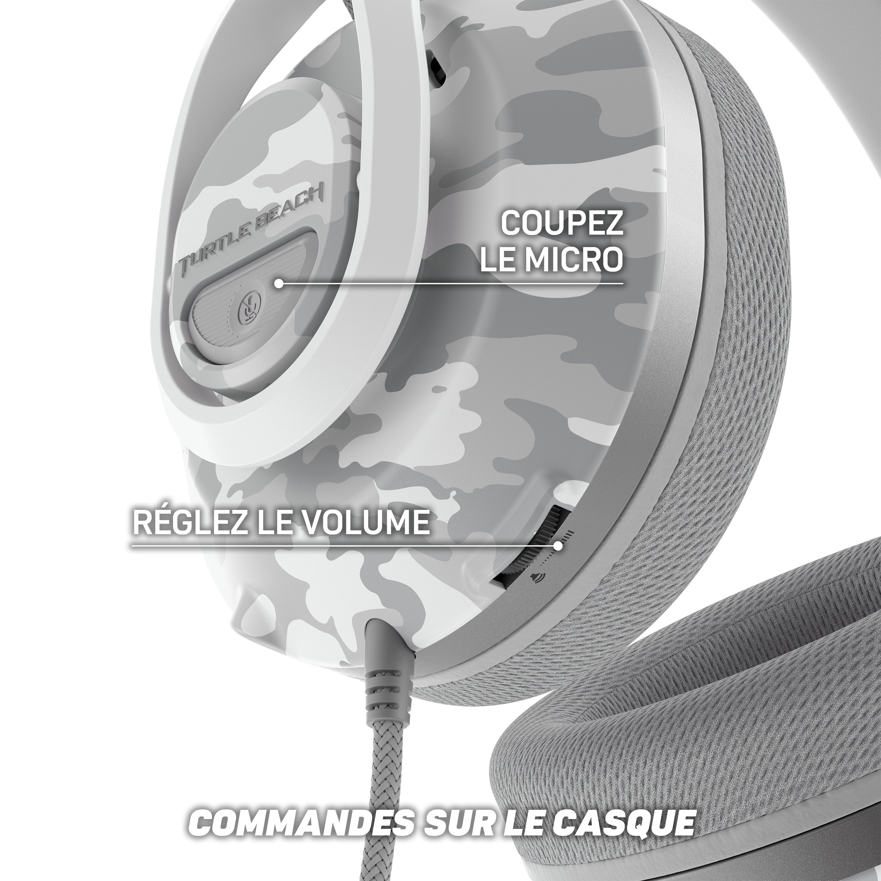 Auriculares Para Juegos Turtle Beach Recon 500 Arctic Camor