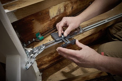 EAN 4006885521001 - wolfcraft GmbH 5210000 galga de radio Stair gauge Negro, Acero inoxidable imagen 6