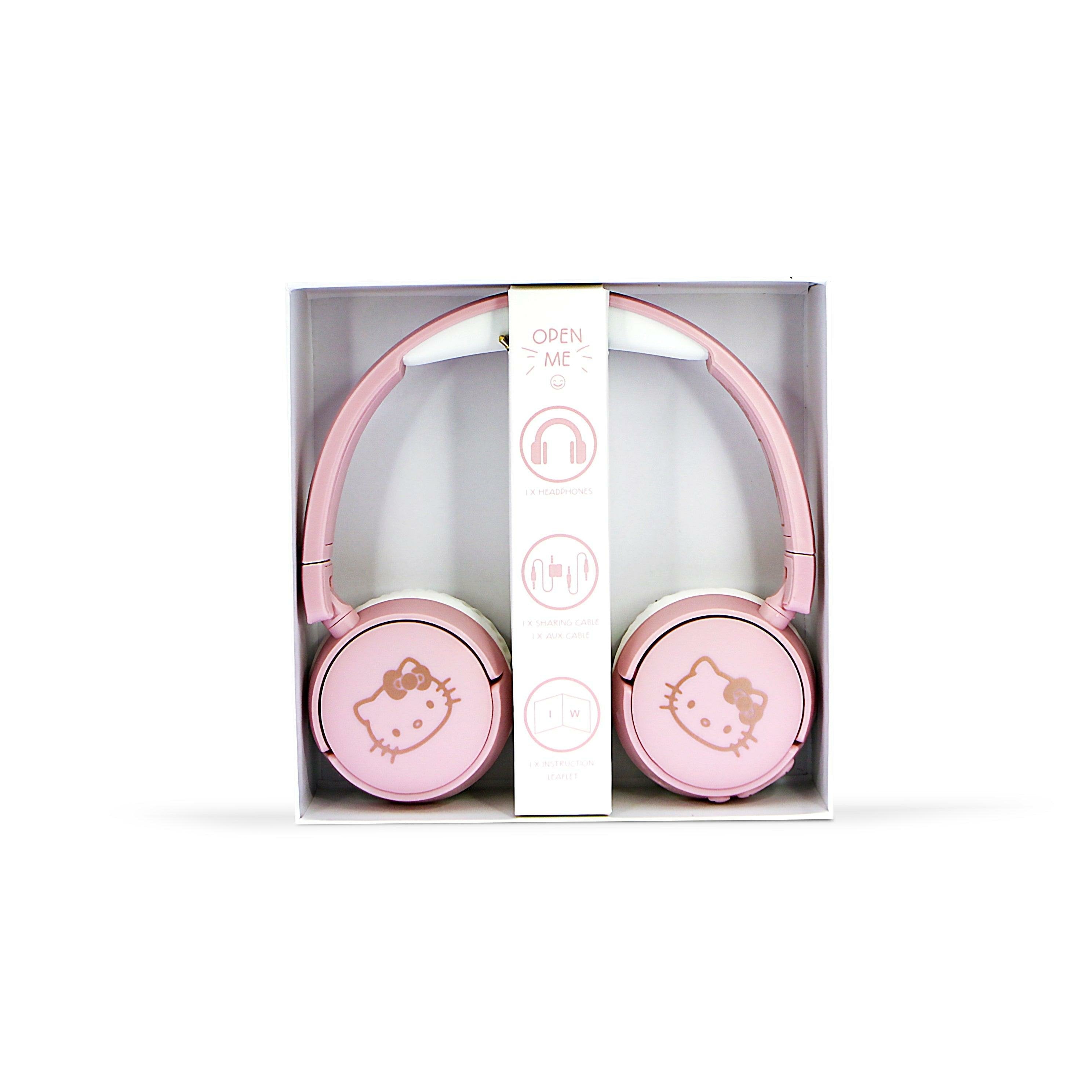Auriculares Inalambricos Infantiles Rose Gold Hello Kitty