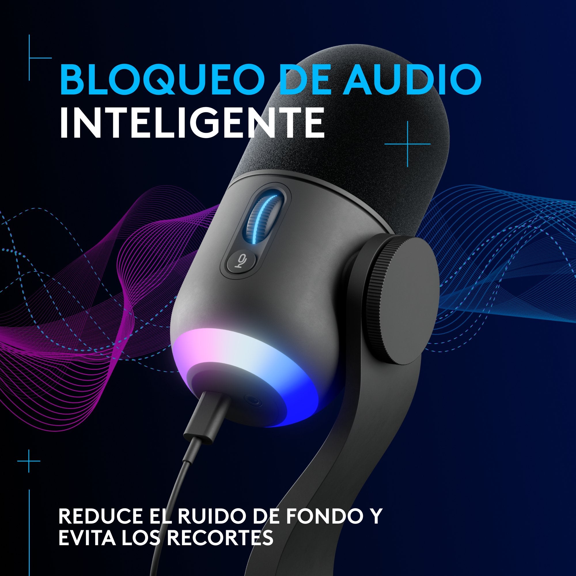 EAN 5099206116863 - Logitech G 988-000569 micrófono Negro Micrófono de superficie para mesa imagen 10