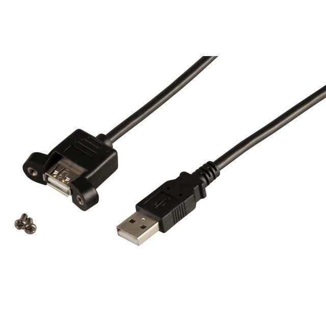 Microconnect Usb2.0-A - Usb2.0-A, 1.8m Cable Usb 1,8 M Usb A Negro