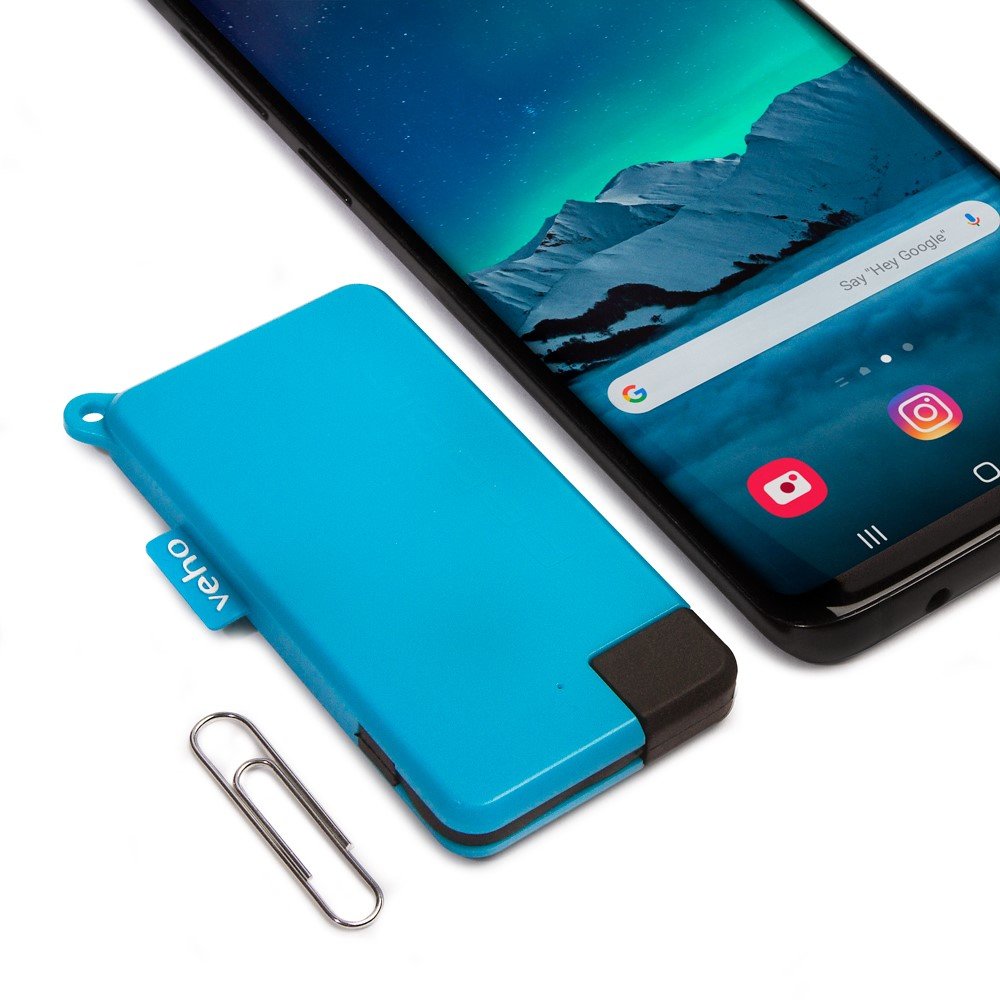 EAN 0811805030914 - Veho Pokket Polímero de litio 1000 mAh Azul imagen 6
