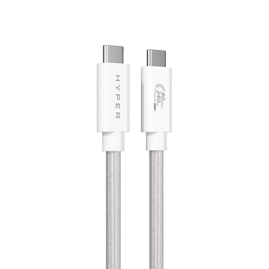 Cable Hyper Hyperdrive Next Usb Usb4 Gen 3x2 1,2 M Usb C Blanco