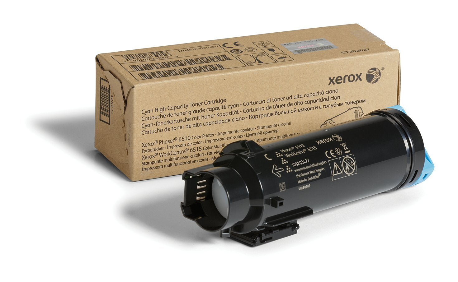 Xerox Toner Cian Phaser 6510 / Workcentre 6515 Alta Capacidad (2400 Páginas)