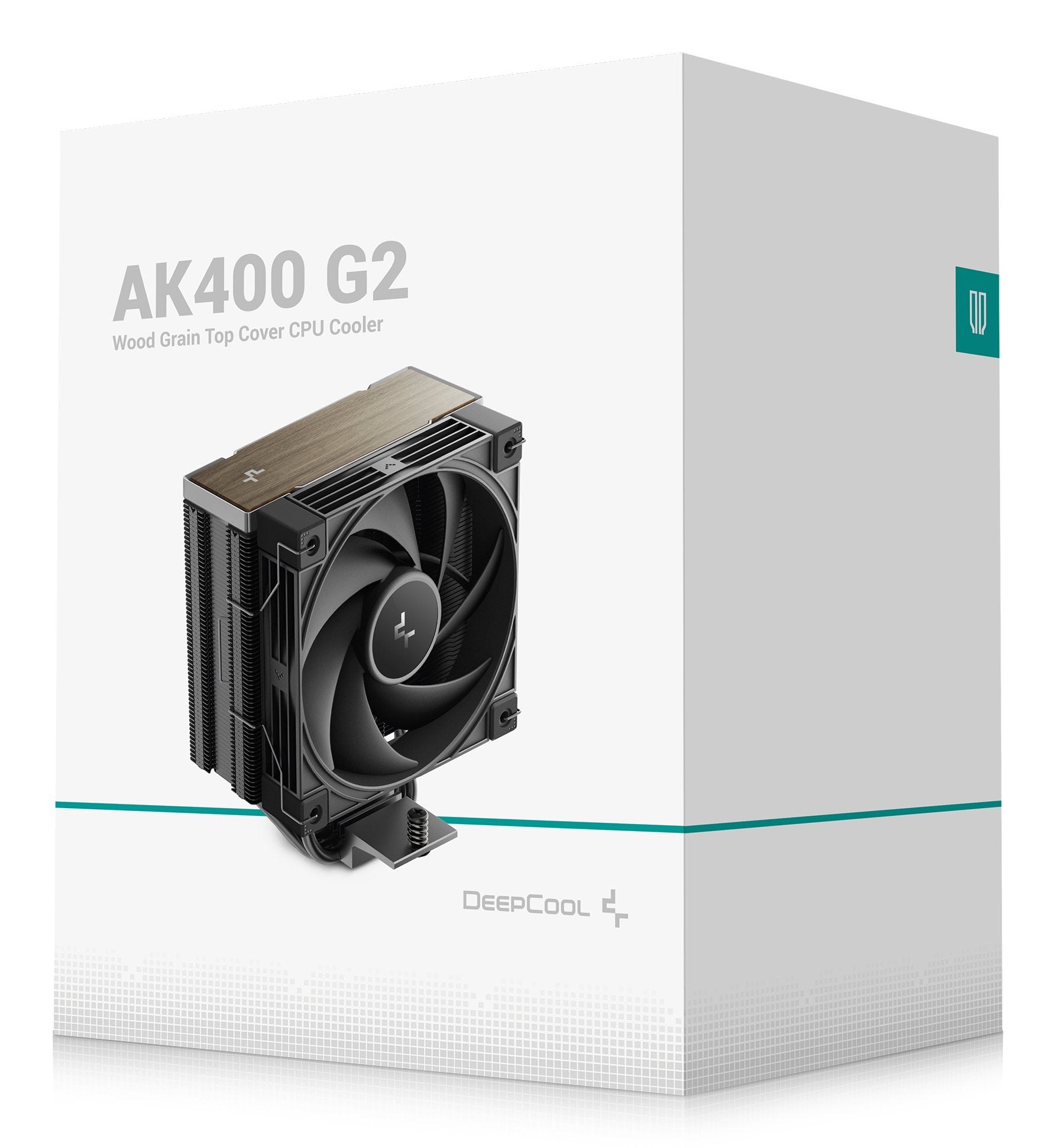 Deepcool Ak400 G2, Disipador De Cpu Negro/Madera, 120 Mm R-Ak400g2-Bknnmn-Gjd