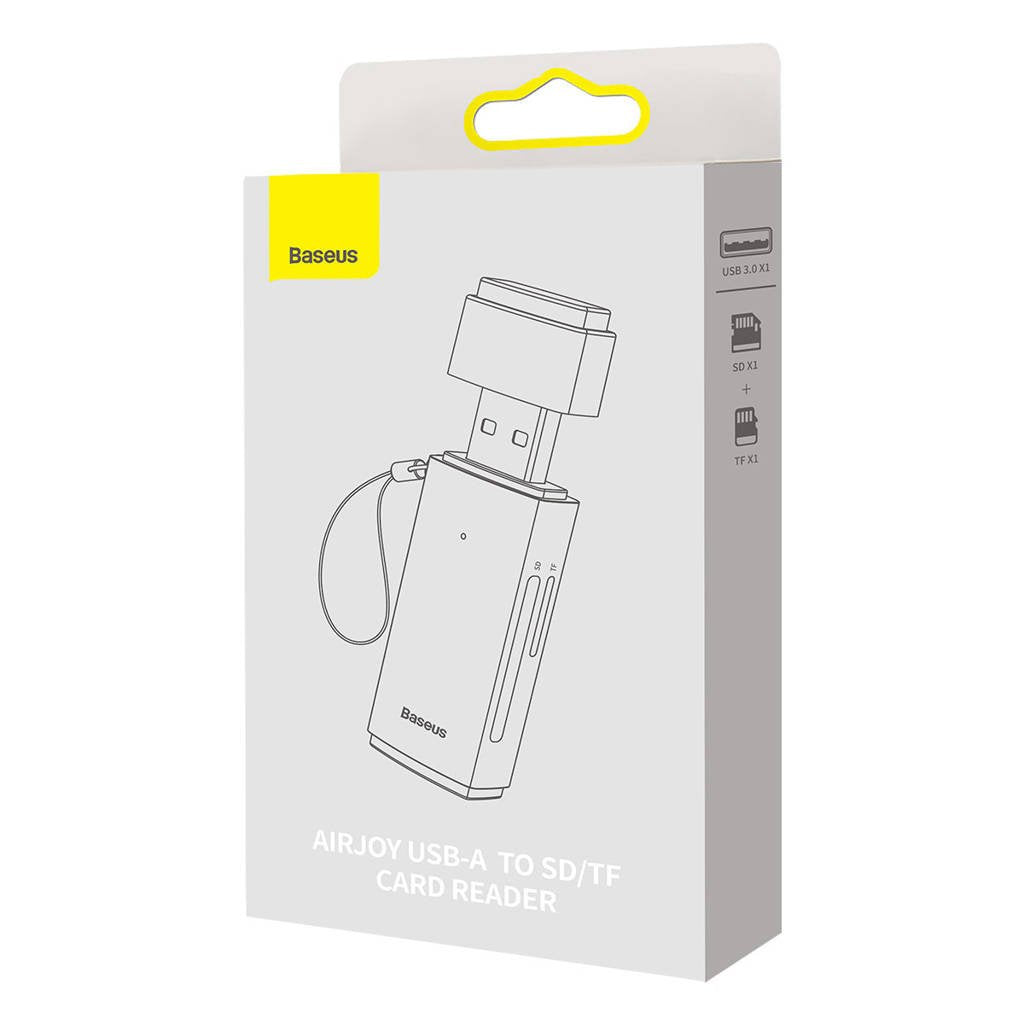 EAN 6932172608194 - Baseus BS-OH069 lector de tarjeta USB 3.0 Type-A/Type-C Gris imagen 7