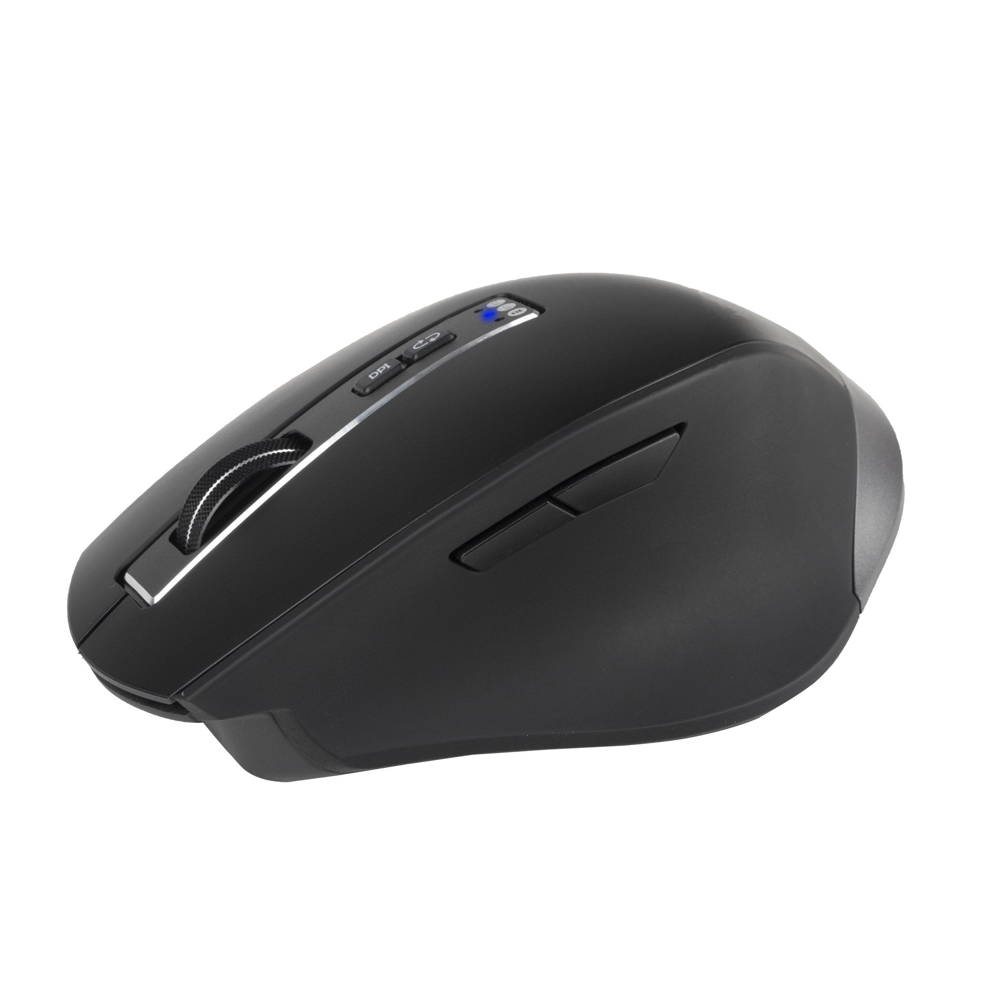 Ratón Ergonómico Inalámbrico Por Bluetooth Ngs Blur-Rb Batería Recargable Hasta 3200 Dpi Negro