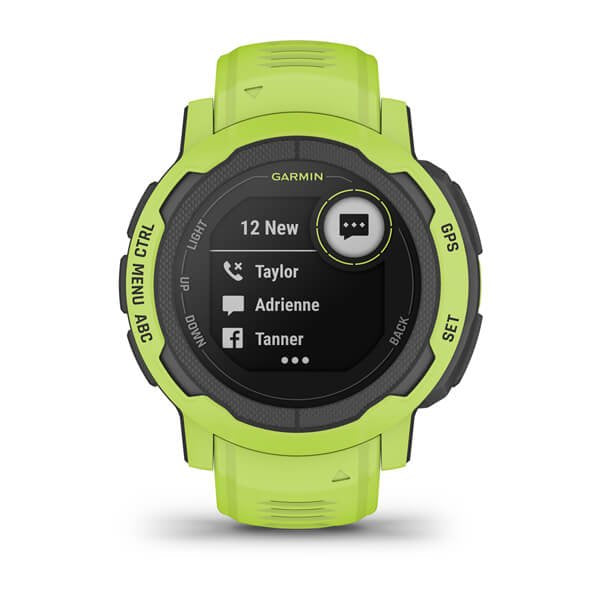Smartwatch Garmin Instinct 2 Z Czujnikiem TäTna Hrm Elevate (Limonkowy / Limonkowy Pasek)