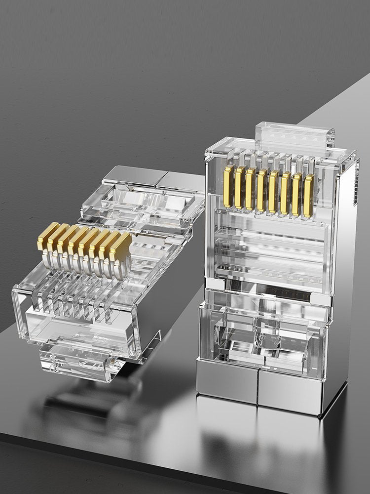 EAN 6922794744172 - Vention IDCR0-100 conector RJ-45 Plata, Transparente imagen 2