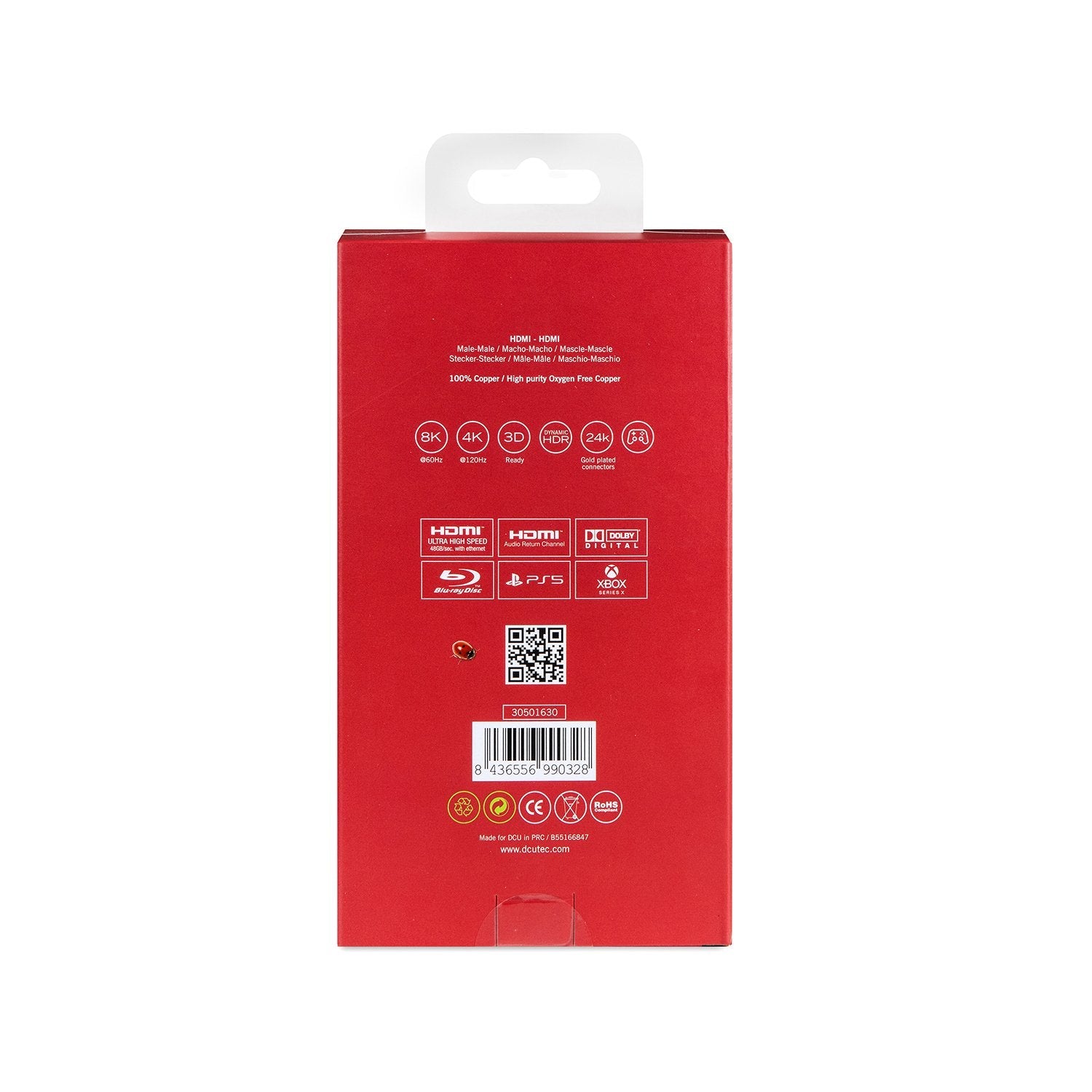 Dcu Cable Hdmi M-M 2.1 8k 0.5m