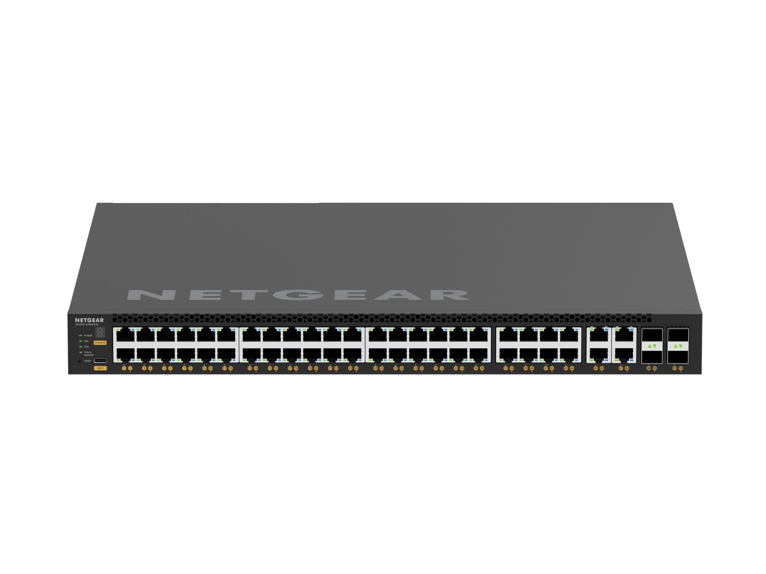 EAN 606449161502 - NETGEAR M4350-44M4X4V Gestionado L3 2.5G Ethernet (100/1000/2500) Energía sobre Ethernet (PoE) 1U Negro imagen 8