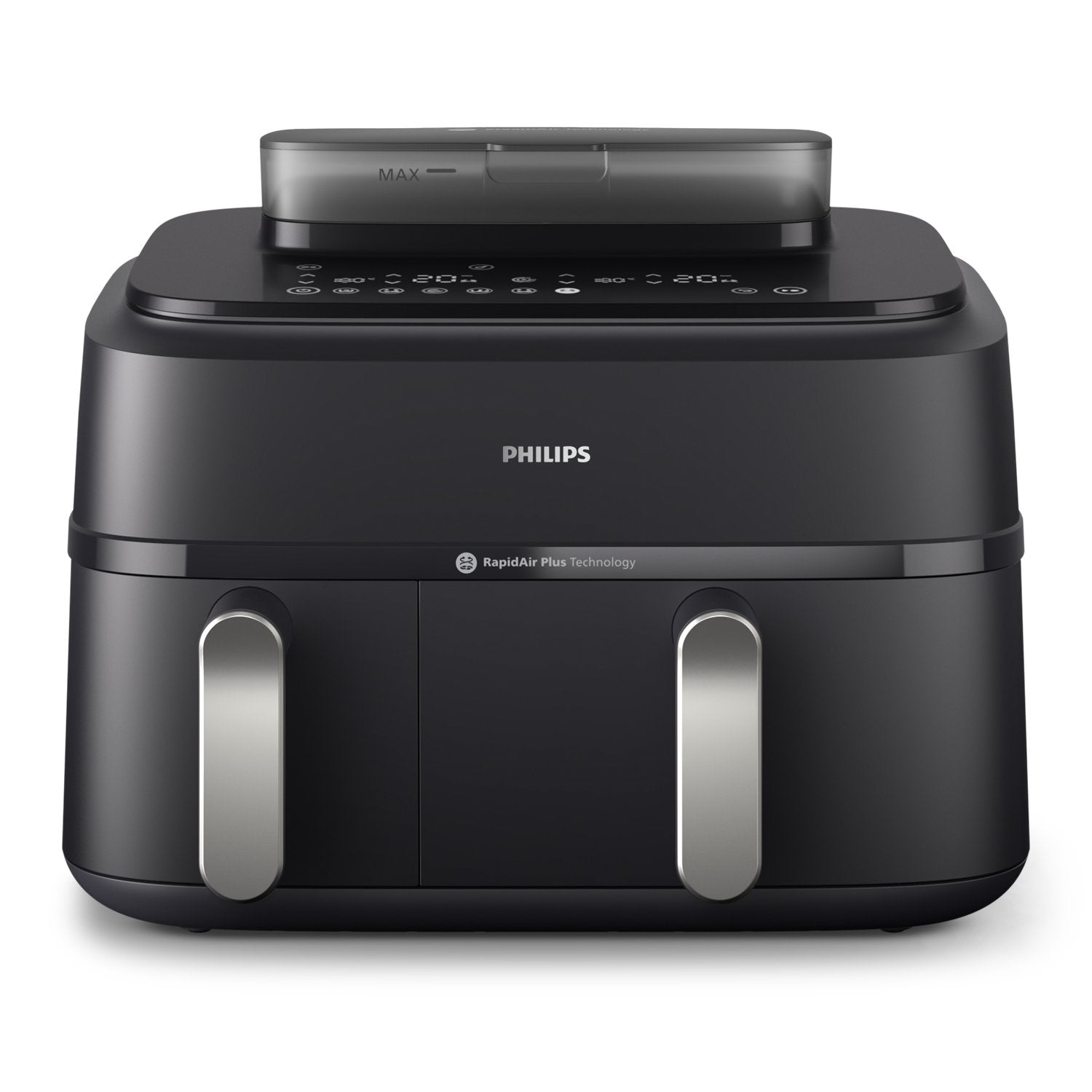 Freidora De Aire Philips Na551 00 Serie 5000, Doble Cesta, Función Vapor, Color Negro