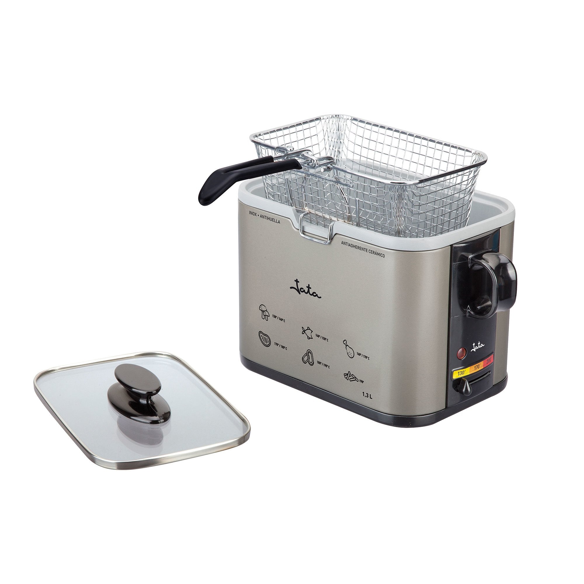 EAN 8421078021742 - JATA FR326E freidora Sencillo 1,3 L 1000 W Acero inoxidable imagen 2
