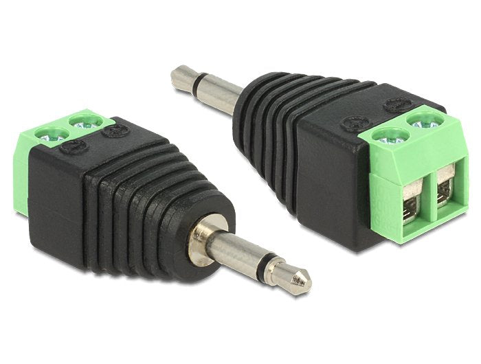 Delock Adaptador Stereo Jack 3.5 Mm Terminal Block 2 Pin