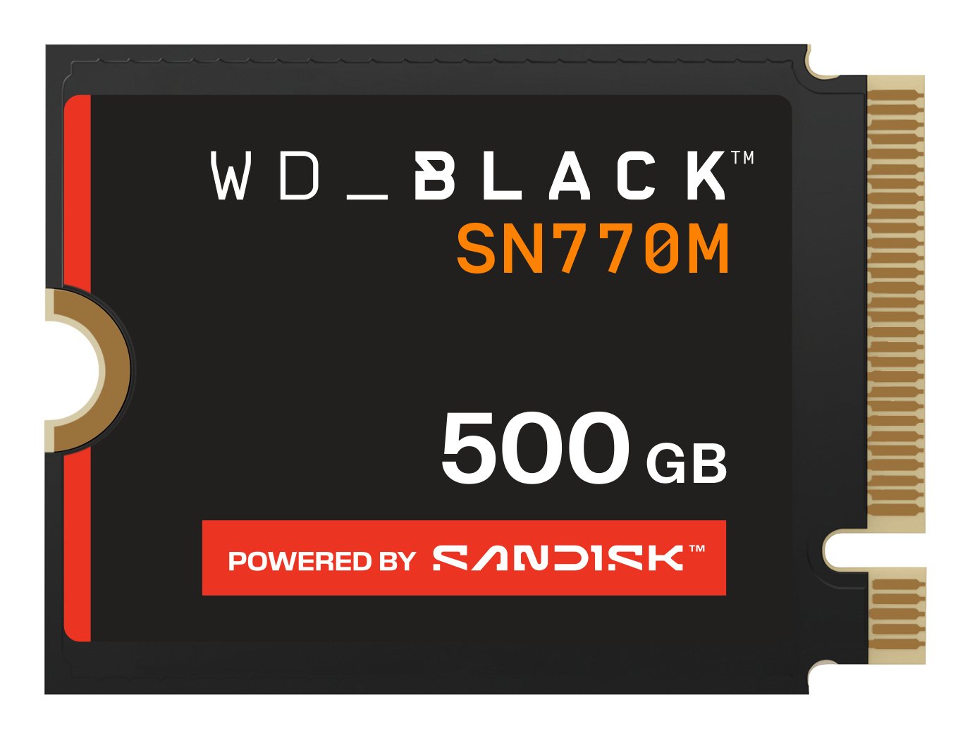 EAN 0718037902975 - SanDisk Black WD_BLACK SN770M NVMe 500 GB M.2 PCI Express 4.0 TLC 3D NAND imagen 1
