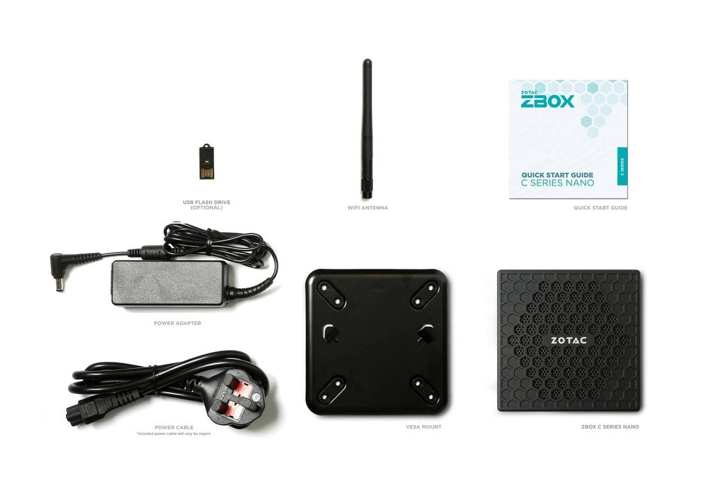 EAN 4895173626685 - Zotac ZBOX CI337 nano 0.9L sized PC Negro N100 3,4 GHz imagen 6