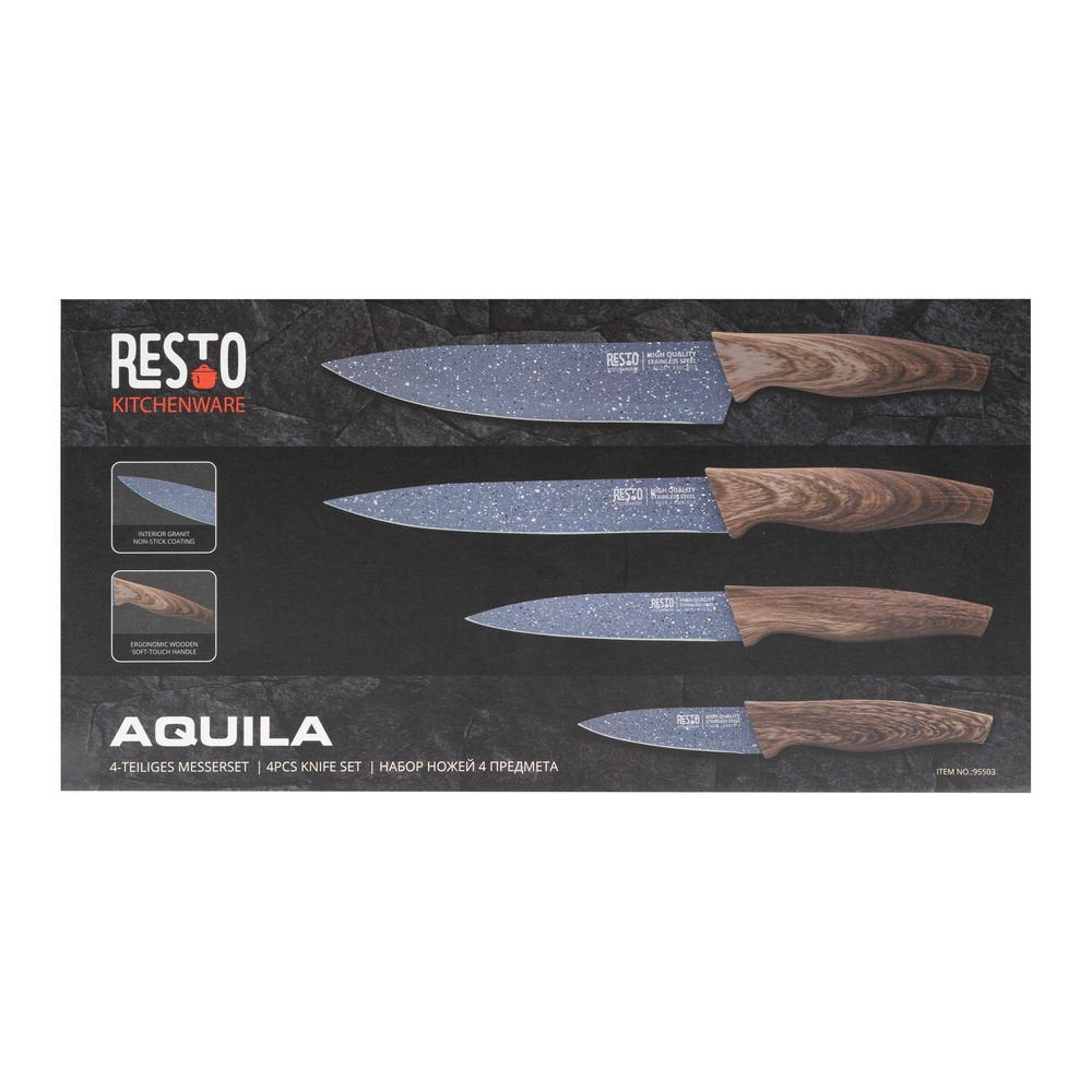 Knife Set 4pcs/95503 Resto