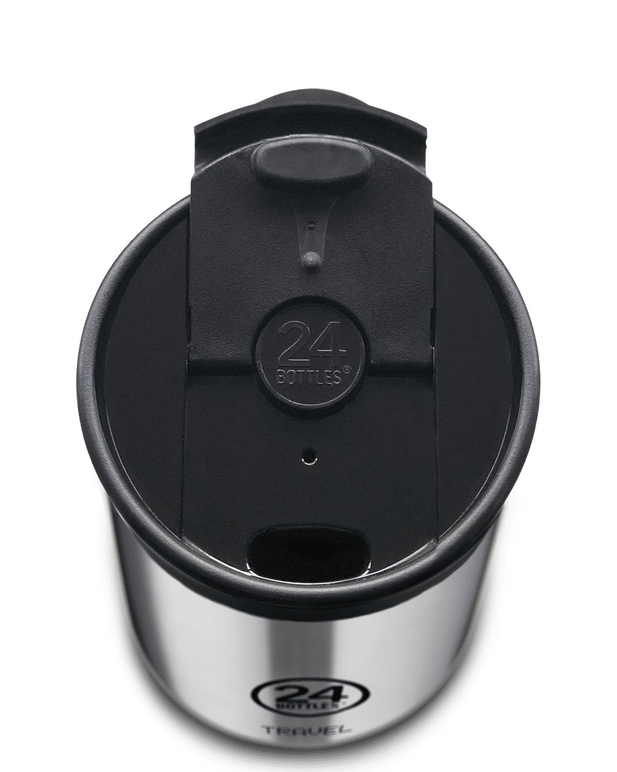 EAN 8051513926723 - 24Bottles 24B629 bidón de agua Uso diario 350 ml Acero inoxidable Negro imagen 2