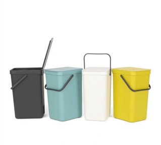 Cubo De Basura 16 L Gris