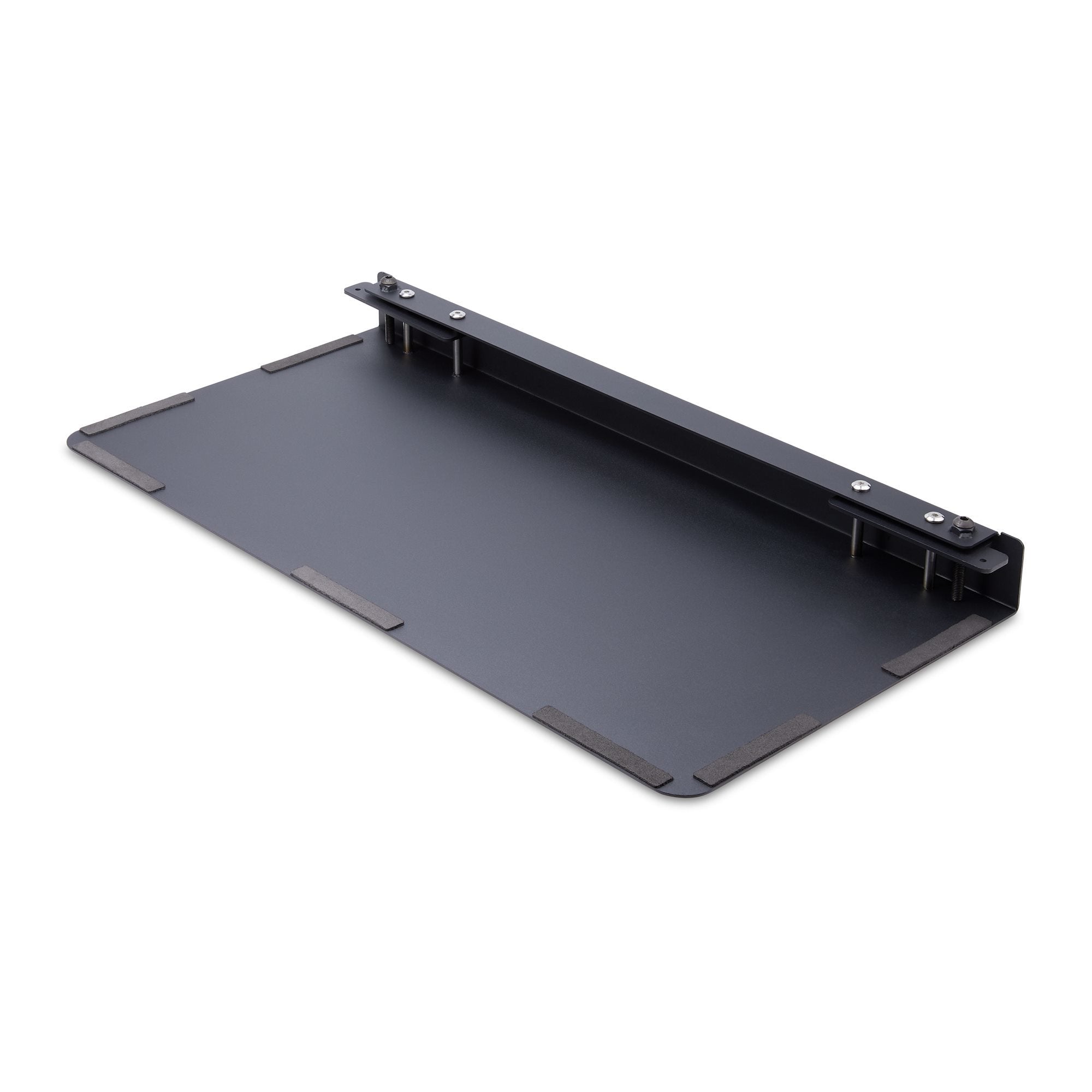 Startech.Com Superficie Manga De Acero Para La Esquina De Una Mesa O Escritorio De Esquina - 12,7-38,1mm De Grosor - Bandeja Extensora De Esquina De Escritorio O Mesa En L Para Teclado