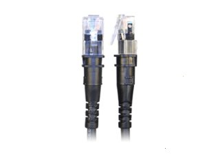 Cable De Red Patchsee Thinpatch Utp Cat 6a Negro 1.8m Tp-6a-U/6