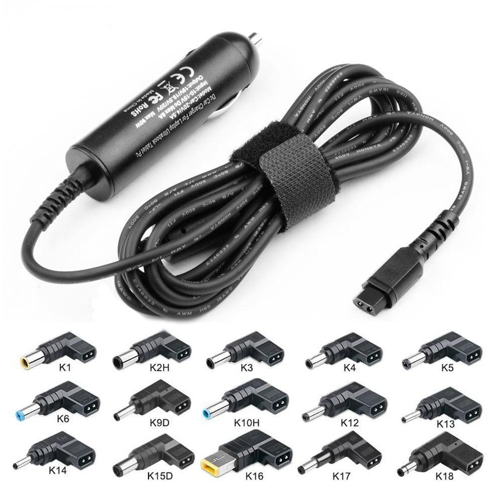 Coreparts Mbxun-90w-Dc0001 Adaptador E Inversor De Corriente Interior Negro