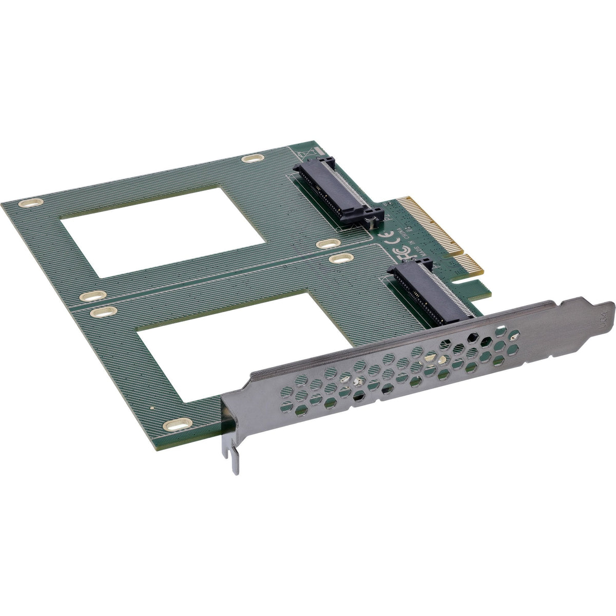 Inline Pcie Tarjeta A 2x Interno U.2 Nvme Sff-8639 Bifurcation - Pcie X8 - Ancho