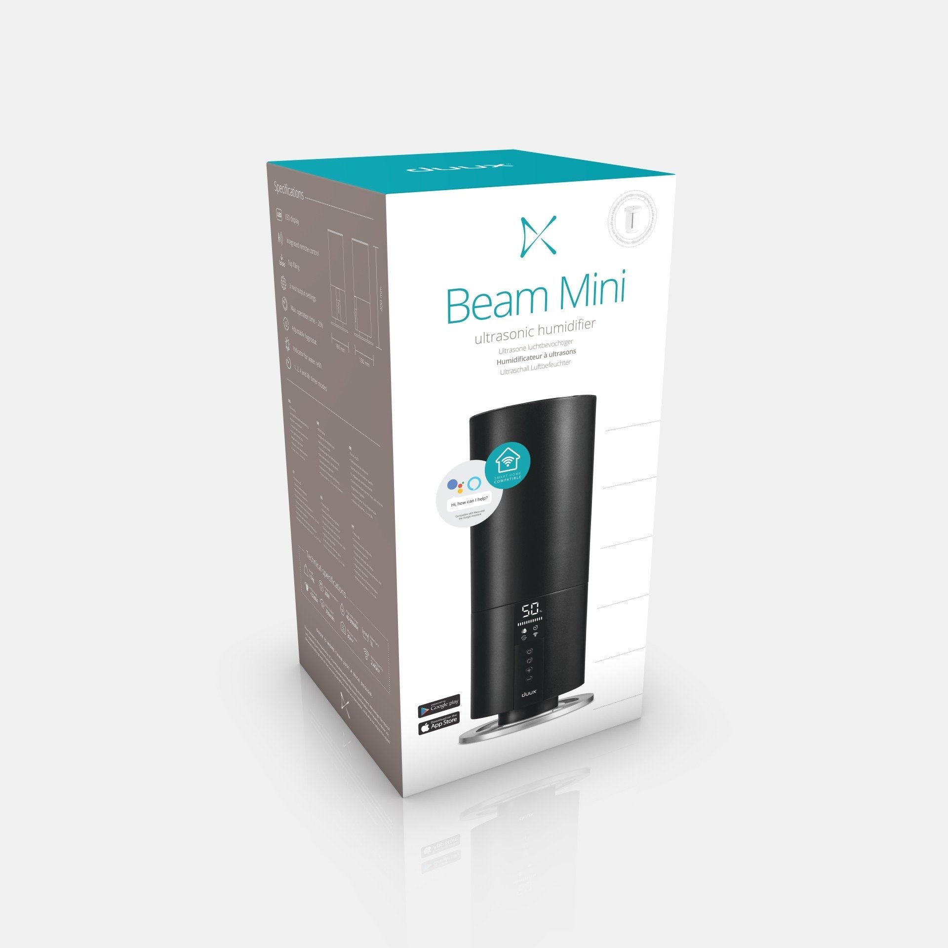 EAN 8716164992021 - Duux Beam Mini 2 humidificador Ultrasónica 3 L Negro imagen 24