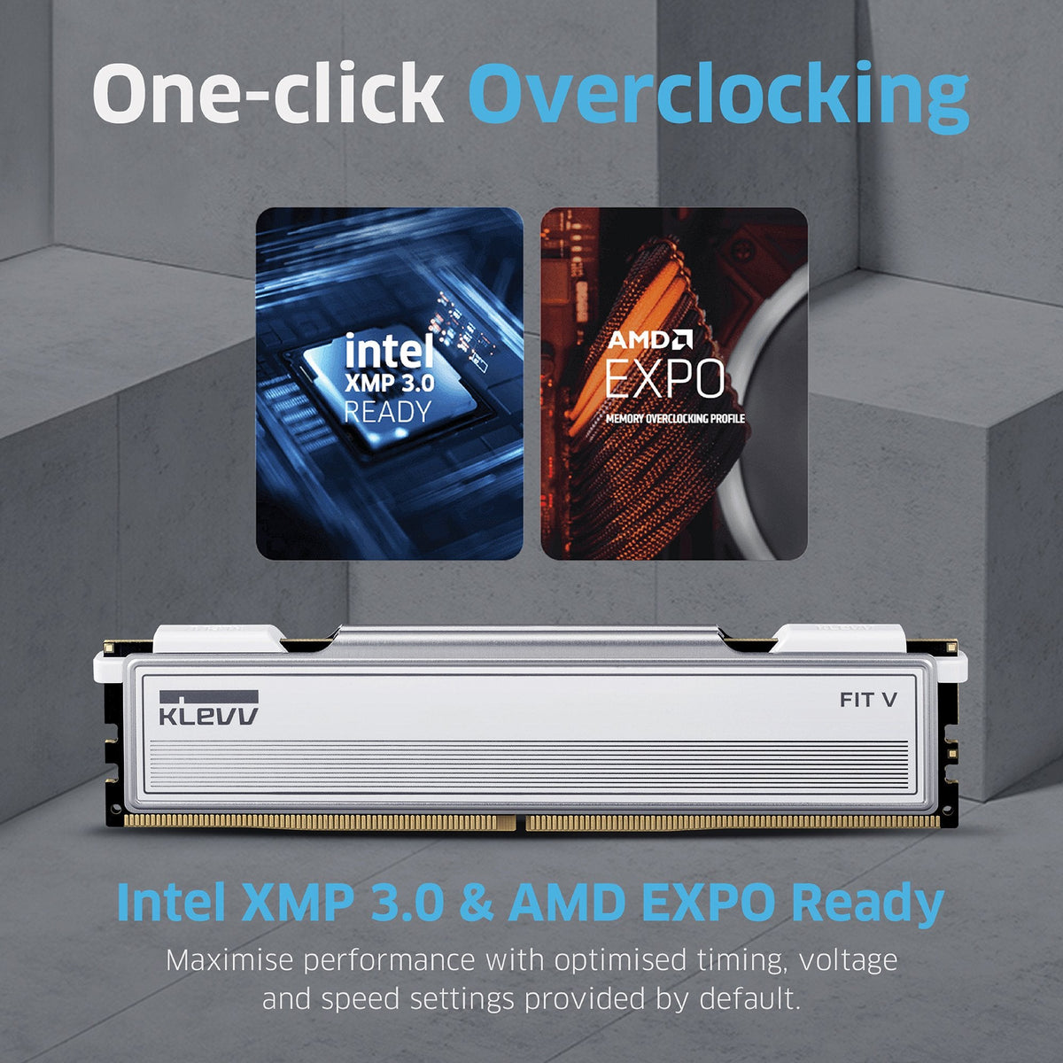 Klevv Memoria Ram - 32 Gb (2 X 16 Gb Kit) - Ddr5 6000 Udimm Cl30
