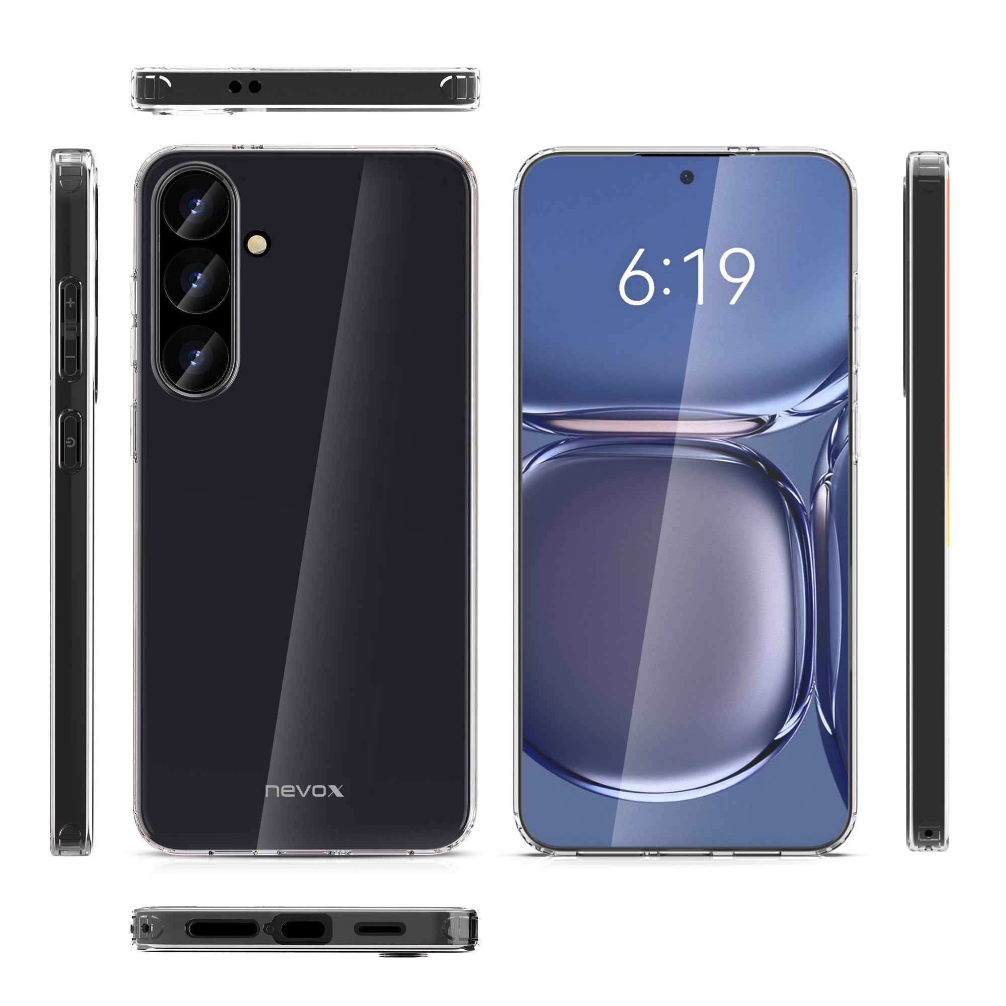 EAN 4250686414653 - nevox StyleShell Flex funda para teléfono móvil 16,3 cm (6.4") Transparente imagen 2