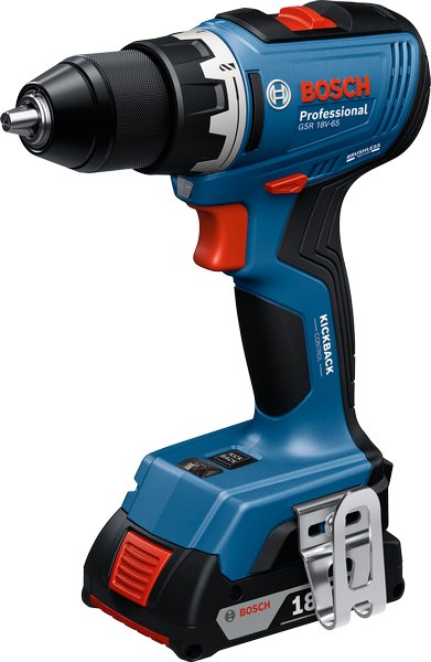 EAN 4053423321142 - Bosch GSR 18V-65 Professional 2100 RPM Llave 1,06 kg Negro, Azul imagen 2