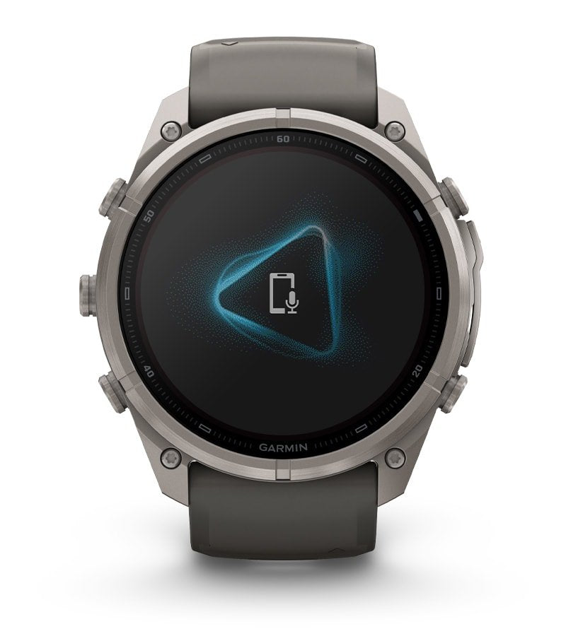 Garmin Fenix 9 Pro Inreach Lte 47mm Titanio Con Correa De Silicona En Gris
