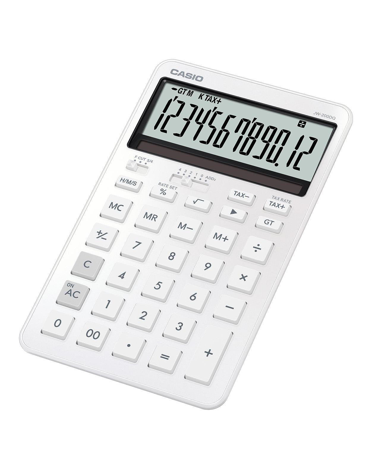Casio Jw-200dq Calculadora Escritorio Calculadora Básica Blanco