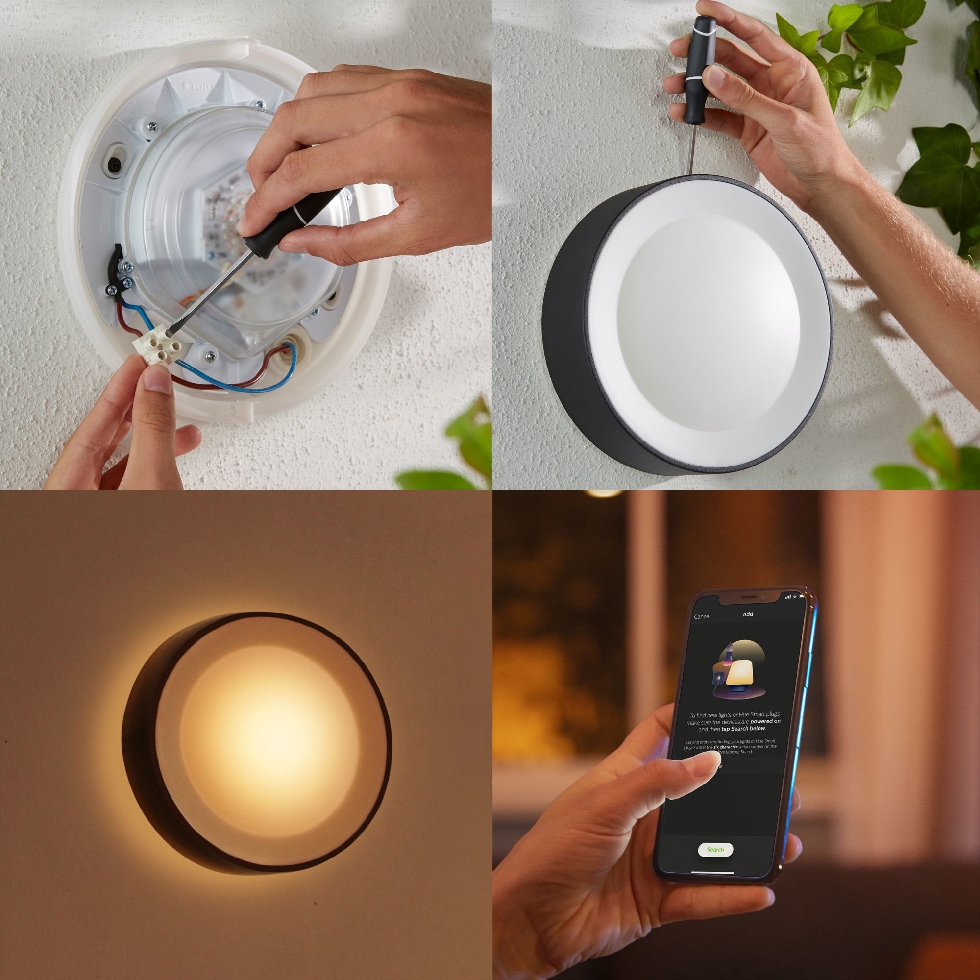 Philips Hue White And Color Ambiance Aplique Mural Para Exteriores Daylo