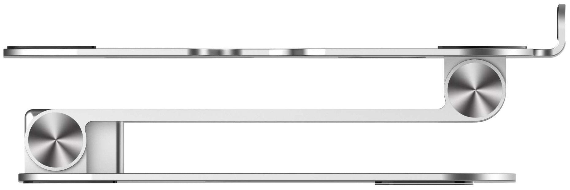 Soporte De Mesa Rapoo Ucs-5001 Para Portátil Con Docking Usb-C 1xhdmi 1 Rj45 Gb 2xusb 3.0 2 Usb-C Color Plata