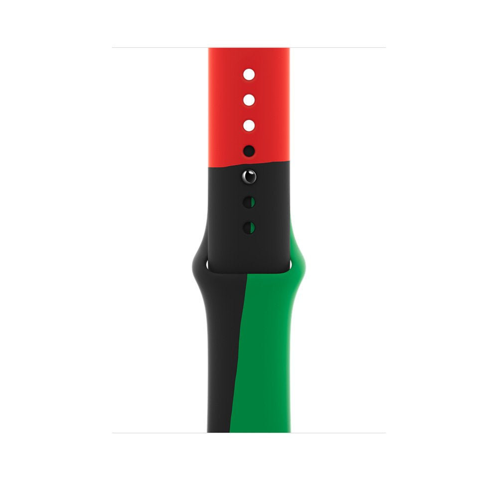 EAN 0195949082313 - Apple MUQ73ZM/A Accesorios para dispositivos vestibles inteligentes Grupo de rock Negro, Verde, Rojo Fluo imagen 1