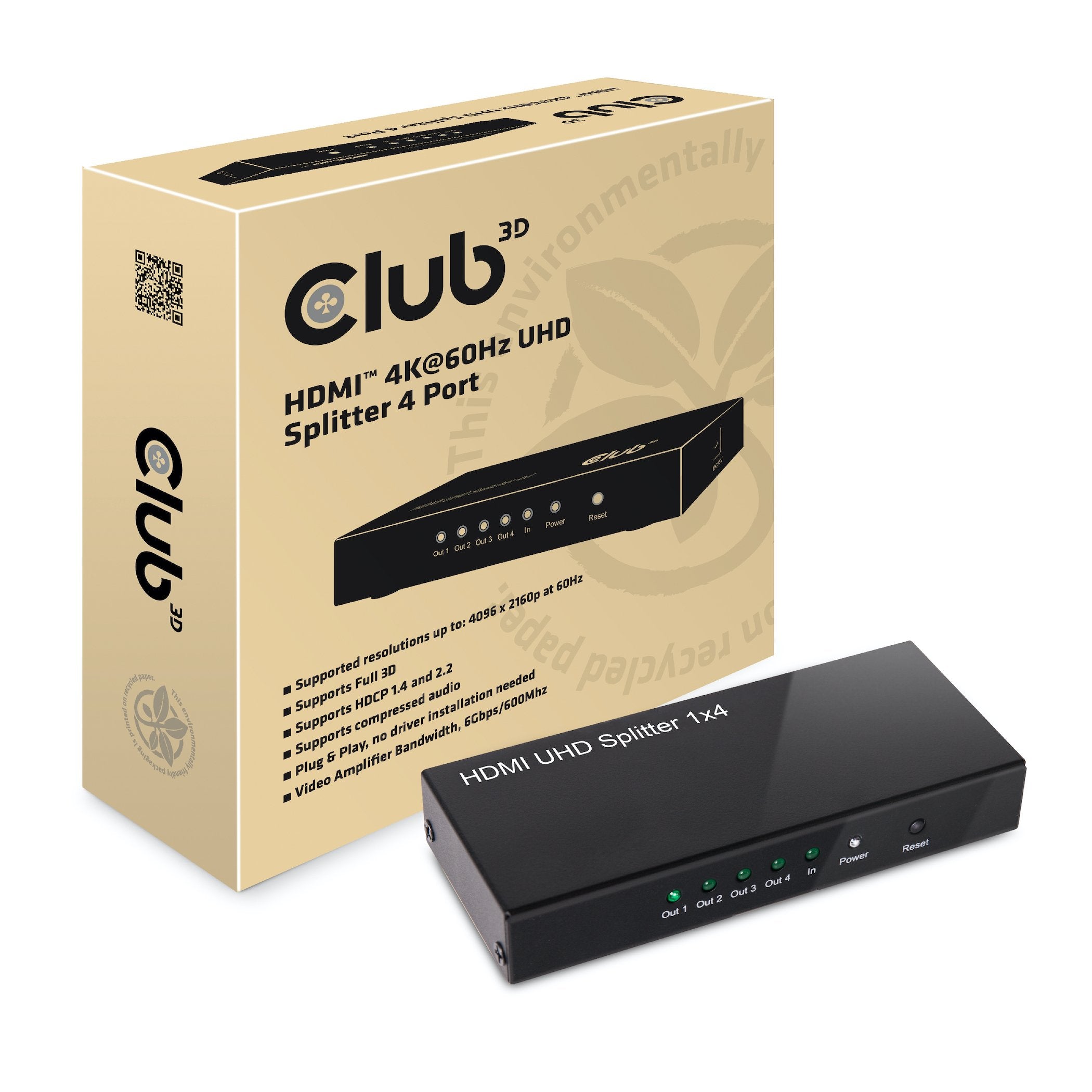 Hdmi 2.0 1x4 Splitter