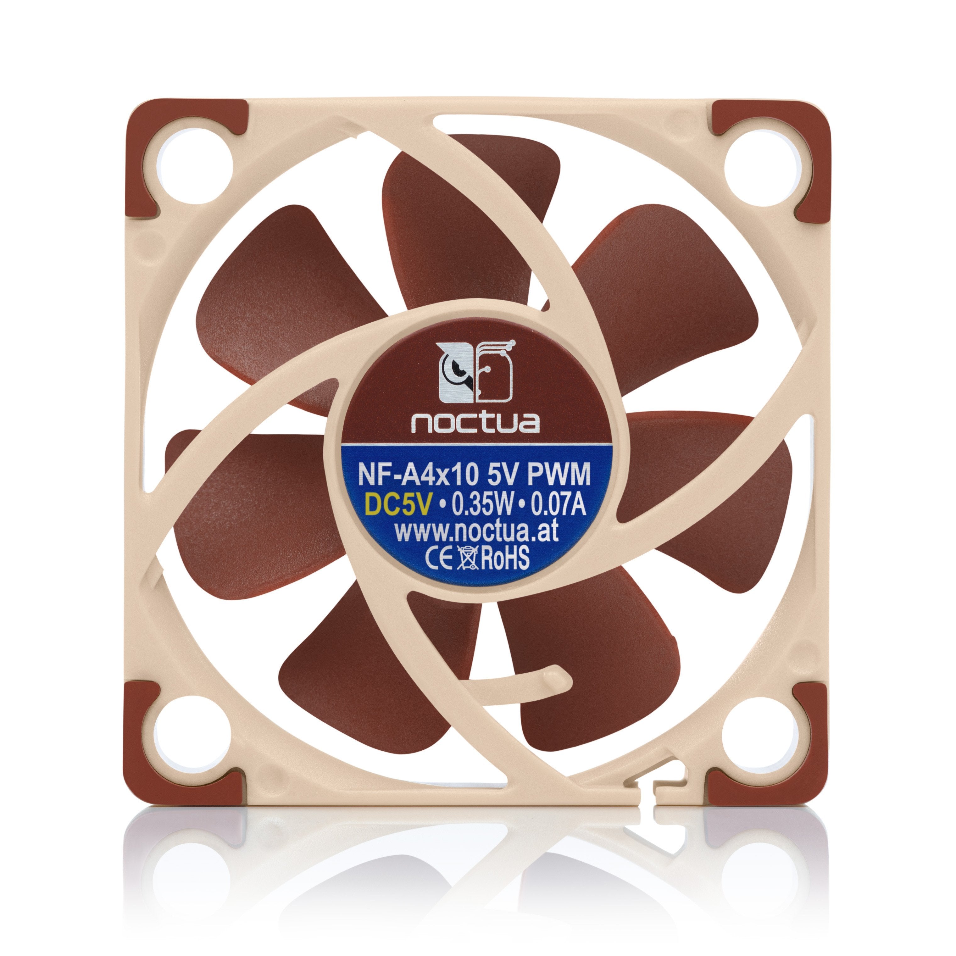 Noctua Nf A4x10 5v Pwm Ventilador 4 Cm Marrón