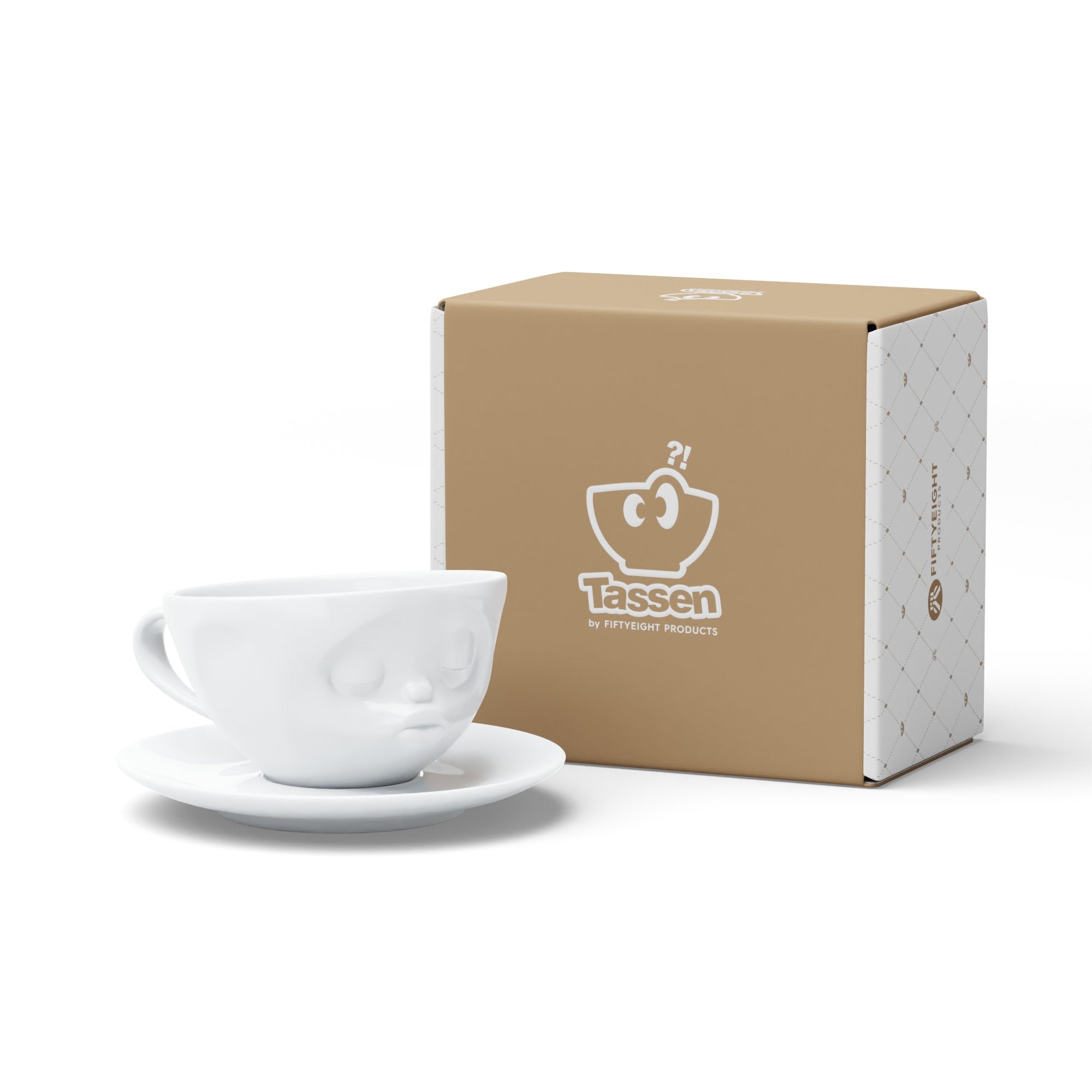 Fiftyeight Kaffeetasse 200ml - Küssend Blanco