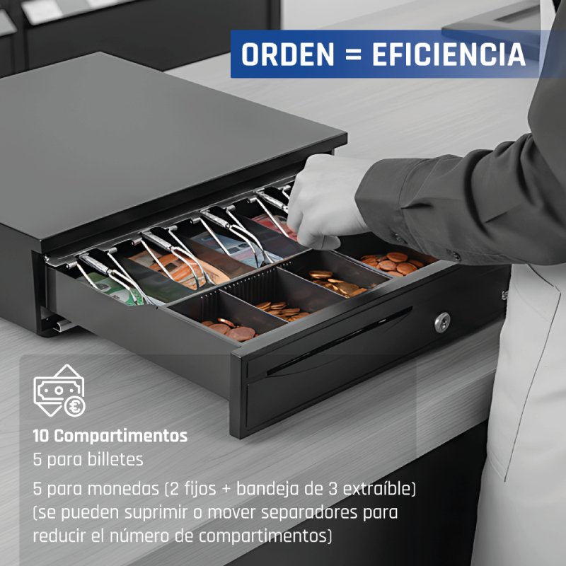 EAN 8435364316351 - iggual IRON-30 Cajón de efectivo automático y manual imagen 6