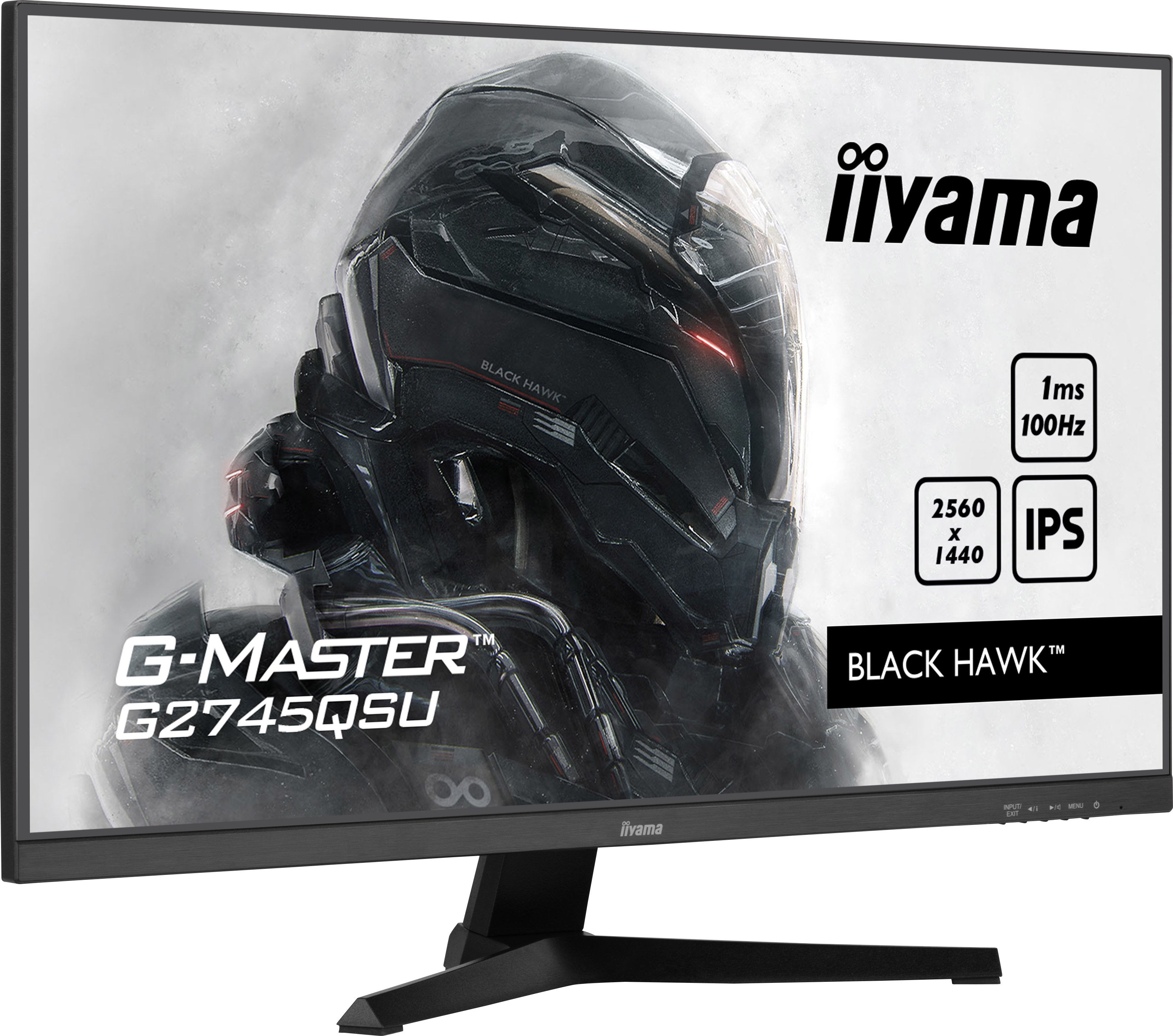 Monitor Iiyama Tft G2745qsu 68.5cm Ips 27'' 2560x1440 Hdmi Dp 2xusb-Hub