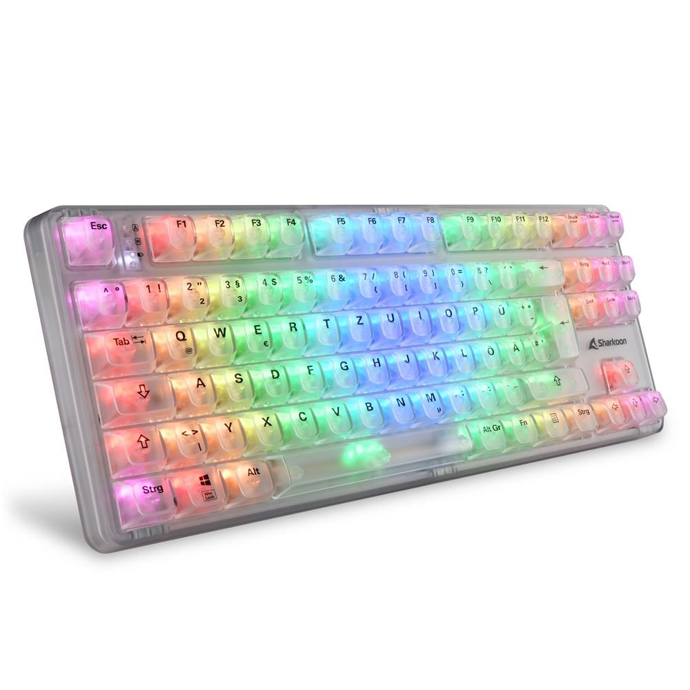 EAN 4044951040131 - Sharkoon 4044951040131 teclado Juego USB QWERTZ Alemán Blanco imagen 2