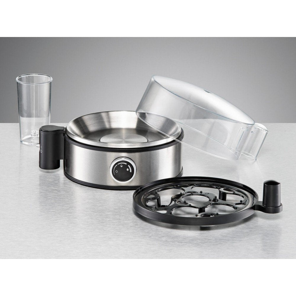 EAN 4001797859006 - Rommelsbacher ER 400 cuecehuevos 7 huevos 400 W Negro, Acero inoxidable, Transparente imagen 3