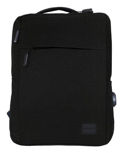Mochila Basilea Usb 16 Black